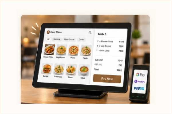 Geni Menu Cashier POS Billing Counter