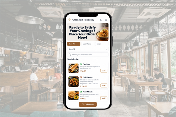 Geni Menu Customer Booking Experience